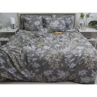 Комплект постельного белья Tag Tekstil с компаньоном сатин люкс 100% хлопок евро (S535)