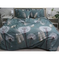 Комплект постельного белья Tag Tekstil с компаньоном сатин люкс 100% хлопок семейный (S537)