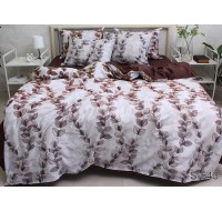 Комплект постельного белья Tag Tekstil с компаньоном сатин люкс 100% хлопок King Size (S543)