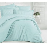 Комплект постельного белья Tag Tekstil страйп-сатин 100% хлопок 1,5 спальный LUXURY ST-1044