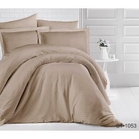 Комплект постельного белья Tag Tekstil страйп-сатин 100% хлопок 2 спальный LUXURY ST-1053