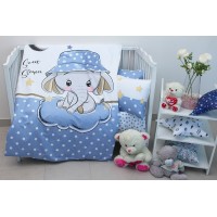 Детский комплект в кроватку Tag Tekstil 100% хлопок Sweet sleeper blue
