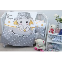 Детский комплект в кроватку Tag Tekstil 100% хлопок Sweet sleeper grey