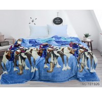 Плед  детский Tag Tekstil  велсофт 200х220 Холодное сердце  VL101926