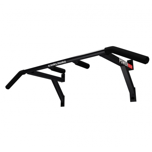 Турник настенный домашний PullUp разборной 3 хвата обычный + широкий + узкий хват черный  (P1041)