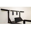 Турник настенный плюс брусья PullUp 3в1 с упором для пресса 3 хвата черный  (P3041)