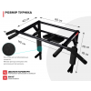 Турник  PullUp 3в1 настенный плюс брусья с упором для пресса 4 хвата разборной черный  (P3043)